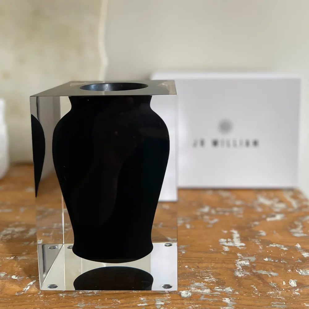 J R Williams Henry Bud Vase, Black