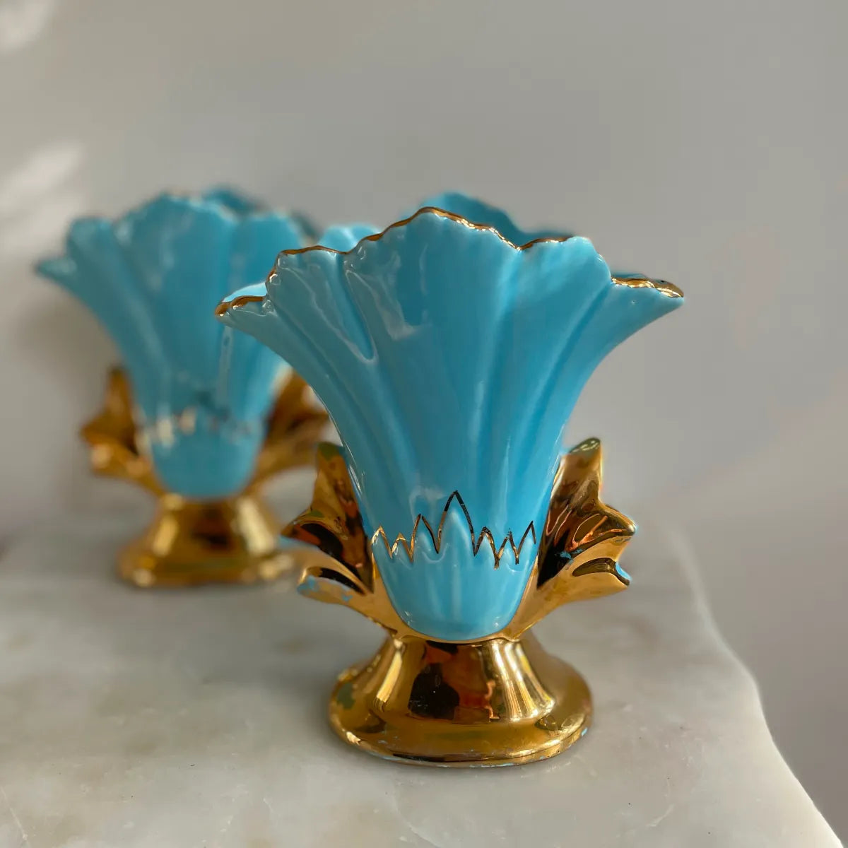 Pair of Deco Revival Vases