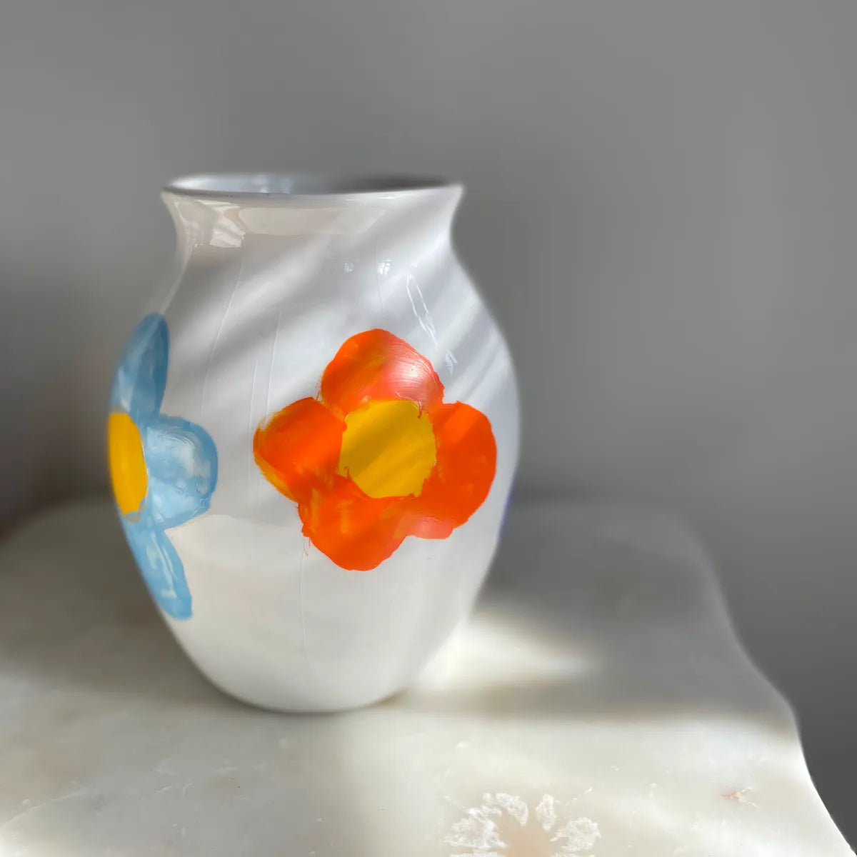 Flower Power Ceramic Vase