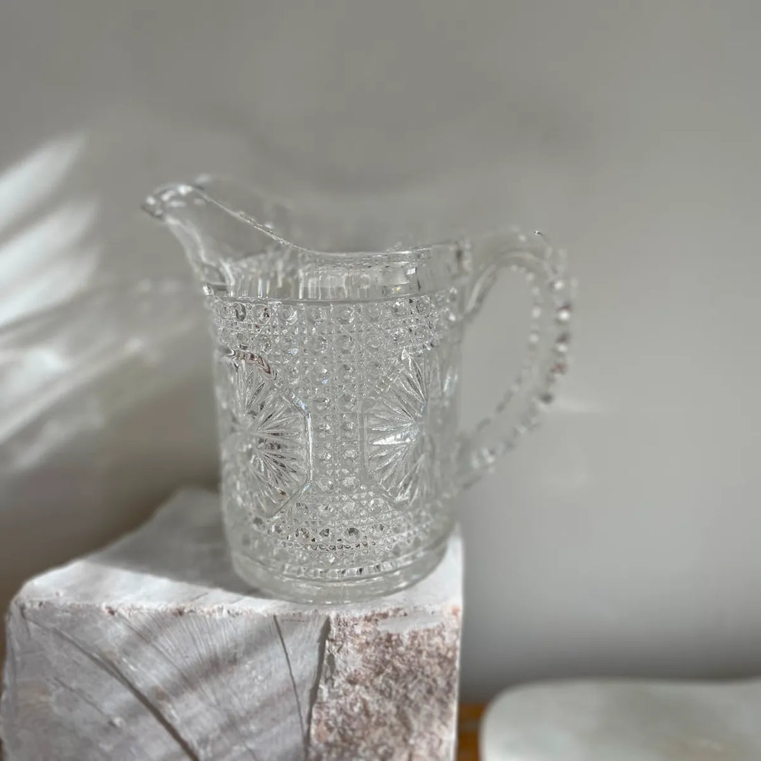 Maxi Pressed Glass Pitcher