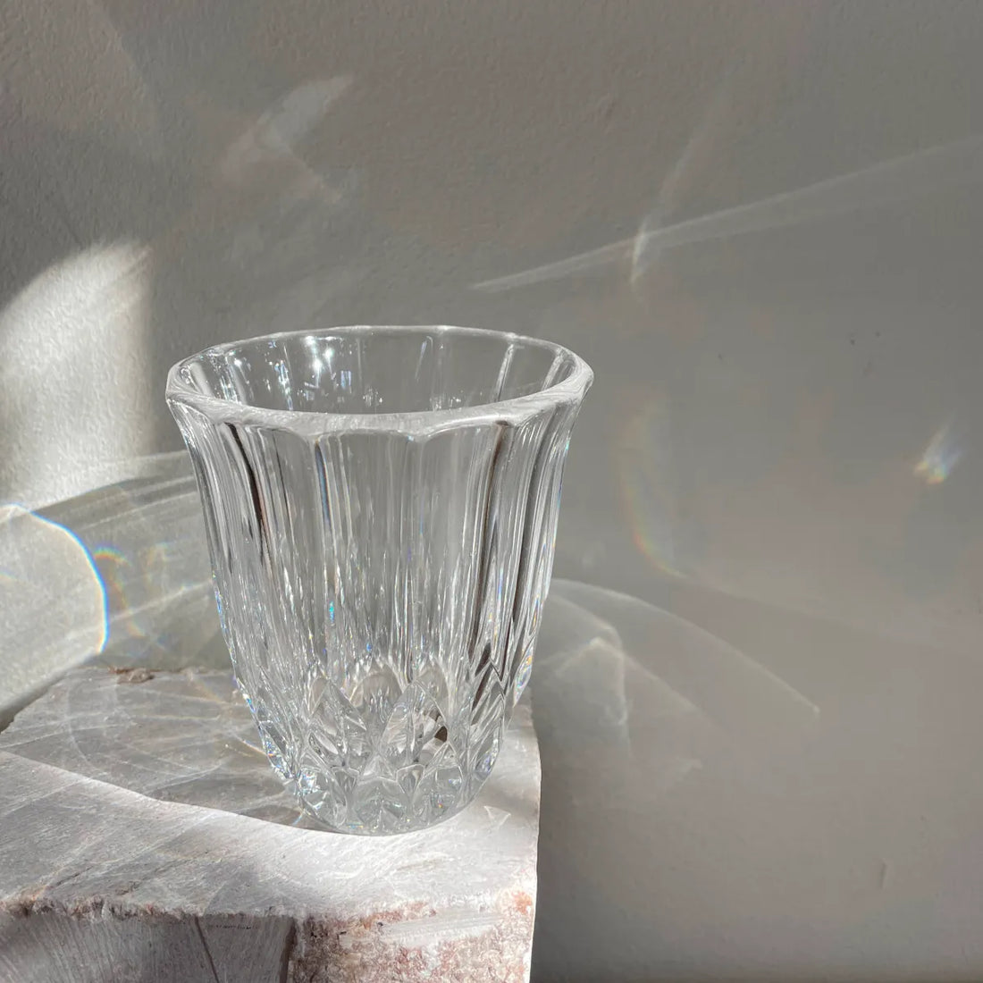 Mini Fluted Glass Vase