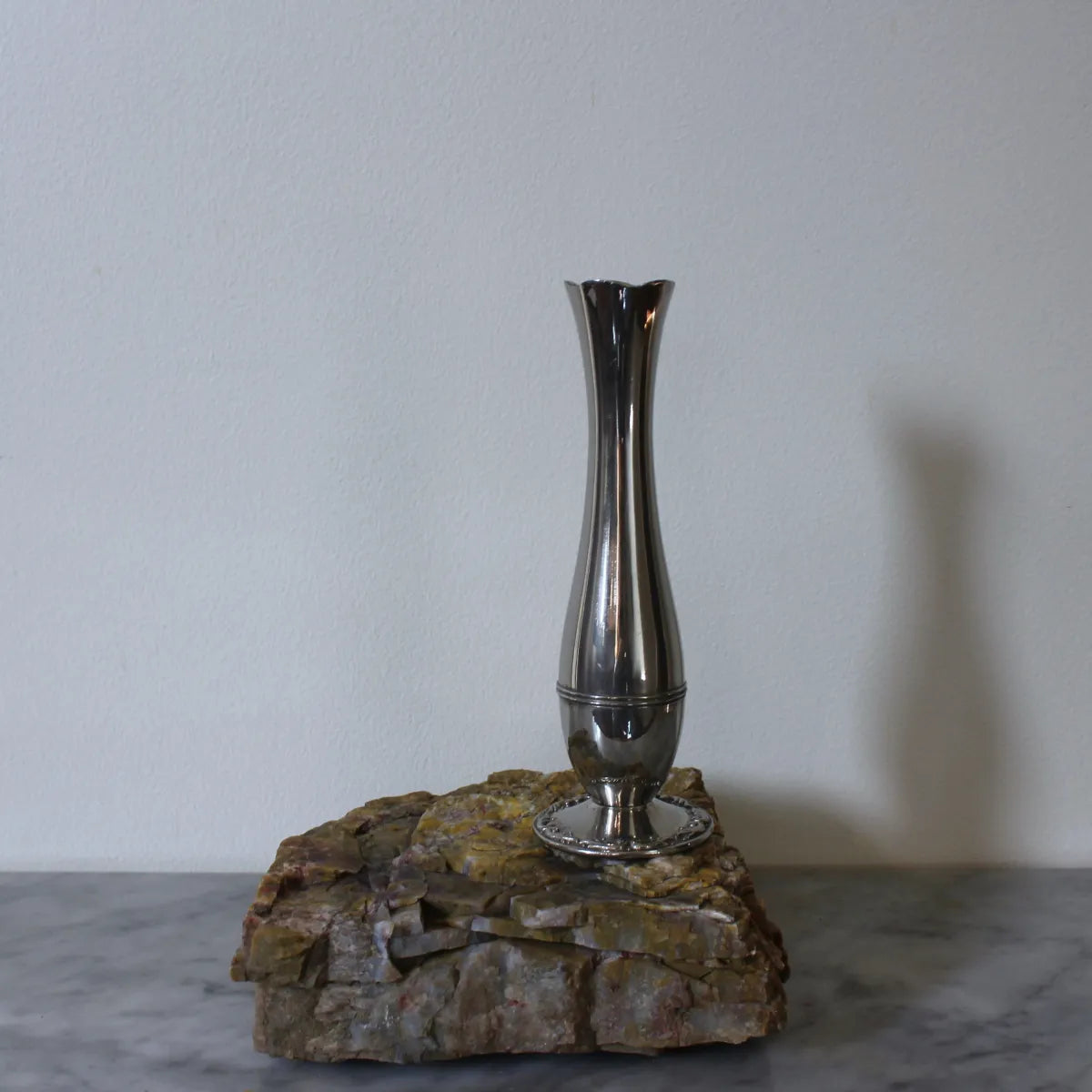 Silver-Plated Bud Vase